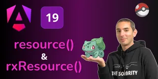 Image illustrant Angular 19 et les 2 fonctions resource et rxresource