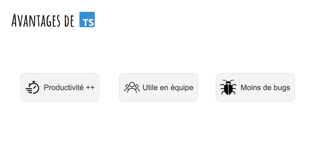 Les avantages de TypeScript
